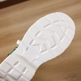 Women's Canvas Chunky Platform Boots - Light Pink - Canvas Boots - 40 B - Canvas - image 34