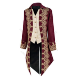 Women's Men's Steampunk Victorian Coat - Red - Jacket - XXXL - Polyester - image 5