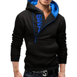 Men's Slim Fit Hooded Zip Jackets - Light Grey - Hoodie - 5XL - Polyester - image 17