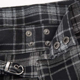 Men's Modern Highland Tartan Kilts Gothic - Red - Kilt - 5XL - Polyester - image 12