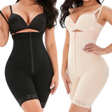 Women's Colombian Full Body Shaper - Black - Full Body Shaper YN03 1070 - 6XL - Polyester/Spandex - image 1