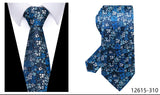 Men's Classic Wedding Business Suit Ties - Gray - 301 - One Size - Polyester - image 16