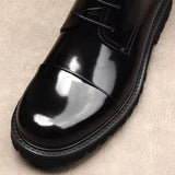 Men's High Quality Leather Chelsea Boots - Black - 1 / Patent / Dress Boots - 45 B - Genuine Leather - image 5