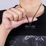 Men's Boxing Glove Barbell Pendants - Medium - Zinc Alloy - image 7