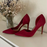 Women's Satin Wedding Party Stilettos - Blue - Party Pumps - 40 B - PU Leather - image 7