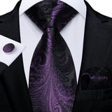 Men's 3 Pcs Luxury Formal Tie Sets - MJ-7884 - One Size - Silk/Polyester - image 29