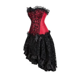 Women's Victorian Gothic Corset Dress - Black 1 / Black 1 - 2340 / 6523 - 6XL - Polyester - image 12
