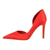 Women's Satin Wedding Party Stilettos - Blue - Party Pumps - 40 B - PU Leather - image 29