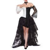 Women's Gothic Punk Corset Skirt Sets - Black - 1 / Skirt - 6XL - Polyester - image 6