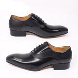 Men's Luxury Oxford Genuine Leather Shoe - Brown - 12 - Genuine Leather - image 8
