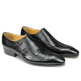 Men's Luxury Leather Formal Dress Shoe - Black - Men's Dress Shoe - 47 B - Genuine Leather - image 15