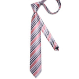 Men's 3 Pcs Premium Silk Tie Sets - MJ-7736 - One Size - Silk/Polyester - image 4