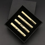 Men's Stylish 4 Pcs Tie Clip Gift Box - Small - Copper - image 5