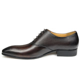 Men's Luxury Leather Brogue Dress Shoe - Auburn - Men's Dress Shoe - 48 B - Genuine Leather - image 7