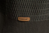 Men's Mock Neck Button Knit Cardigan - Khaki - Mock Neck Cardigan - Size XXL 88-95 kg - Cotton - image 14