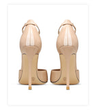 Women's Classic Pointed Toe Patent Stilettos - Beige - 1 / Patent / 10cm - 46 B - Genuine Leather - image 9