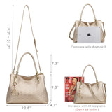 Handbags Women's Luxury Crossbody Bag - Gold - 1 - 999002F1O - Handbag - Small - PU Leather - image 32