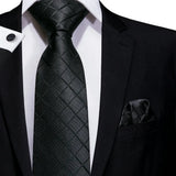 Men's 3 Pcs 100% Silk Luxury Tie Sets - C-1758 - One Size - Silk - image 16