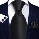 Men's 3 Pcs 100% Silk Luxury Tie Sets - C-0251 - One Size - Silk - image 18