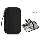 Cable Storage Bag Small Cable Organizer - Black - 2 / Large - Oxford Nylon - image 15