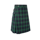 Men's Modern Highland Tartan Kilts Gothic - Green - Kilt - 5XL - Polyester - image 23