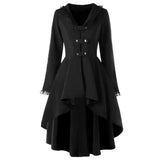 Women's Vintage Gothic Jacket Dress - Black/Red - 1 / Jacket Dress - 5XL - Polyester - image 5