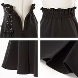 Women's High Waist Harajuku Mini Skirt - Black - Skirt - 4XL - Polyester - image 11