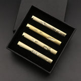 Men's Stylish 4 Pcs Tie Clip Gift Box - Small - Copper - image 31