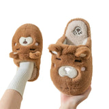 Women's Cute Novelty Funny Bear Slippers - White - Bear Slippers - 45 - image 22