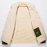 Men's Winter Down Jackets Fleece Coats - Black - Fleecy Jacket - 6XL - Cotton - image 4