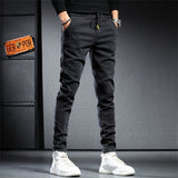 Men's Slim Fit Cargo Streetwear Pants - Black - Skinny Cargo Pants - 38 (5XL) - Polyester - image 6