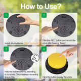 Recordable Button Dogs Kids - Mixed - 8 Pcs Set - M - ABS Plastic - image 19