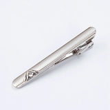 Men Silver Color Formal Tie Clip - Silver - Color / A6 - Small - Iron Alloy - image 3