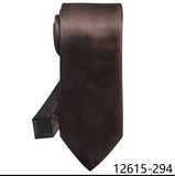 Men's Classic Wedding Business Suit Ties - Brown - 294 - One Size - Polyester - image 49