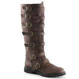 Women MidCalf Low Heel Buckle Strap Boot - Black - Buckle Boots - 48 B - PU Leather - image 9