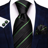 Men's 3 Pcs Elegant Wedding Tie Sets - N-3958 - One Size - Silk/Polyester - image 10