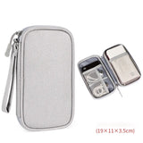 Cable Storage Bag Small Cable Organizer - Gray - 1 / Small - Oxford Nylon - image 11
