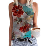 Women's Paisley 3D Print Retro Tank Tops - Light Blue - 1 / FKF66F20231414A - 5XL - Polyester - image 7