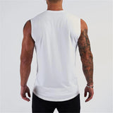 Men's Bodybuilding & Gym Tank Tops - Red - 1 / Large Logo / Gym Shirt - XXL - Cotton - image 13