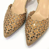 Women's Luxury Venus Chan Shoe Bag Set - Gold - 1 - Set - Bag and Shoes - 43 B - PU Leather - image 3