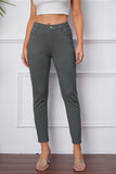 Women's Stretchy 3/4 Cropped Pants - Black - Cropped Pants - 3XL - Polyester - image 19