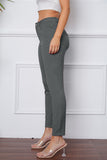 Women's Stretchy 3/4 Cropped Pants - Black - Cropped Pants - 3XL - Polyester - image 20