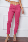 Women's Stretchy 3/4 Cropped Pants - Black - Cropped Pants - 3XL - Polyester - image 7