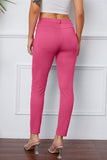 Women's Stretchy 3/4 Cropped Pants - Black - Cropped Pants - 3XL - Polyester - image 9