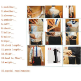 Men's Custom Tailored 3 Pcs Wedding Tux - Black - Tuxedo - 5XL - Polyester - image 14