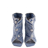 Women's Quirky Denim High Heel Shoes - Blue - 1 / w137 S63 / Denim Shoes - 43 B - Denim - image 31