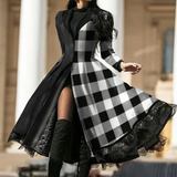 Women's Vintage Dark Gothic Swing Coat - Gray/Black - Gothic Dress - XXL - Polyester - image 13