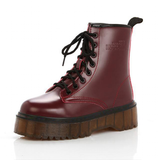 Women's Men's Winter Fur Lined Boots - Red - 2 / No Fur Boots - 41 B - PU Leather - image 31