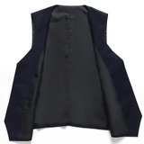 Men's High Quality 3 Pcs Formal Dress Suit - Grey - 1 / 3 Pcs Suit - M (EUR XXS) - Polyester - image 22