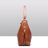 Handbags Women's Hobos Zipper Bucket Bags - Beige - Hobo Bag - Medium - PU Leather - image 14